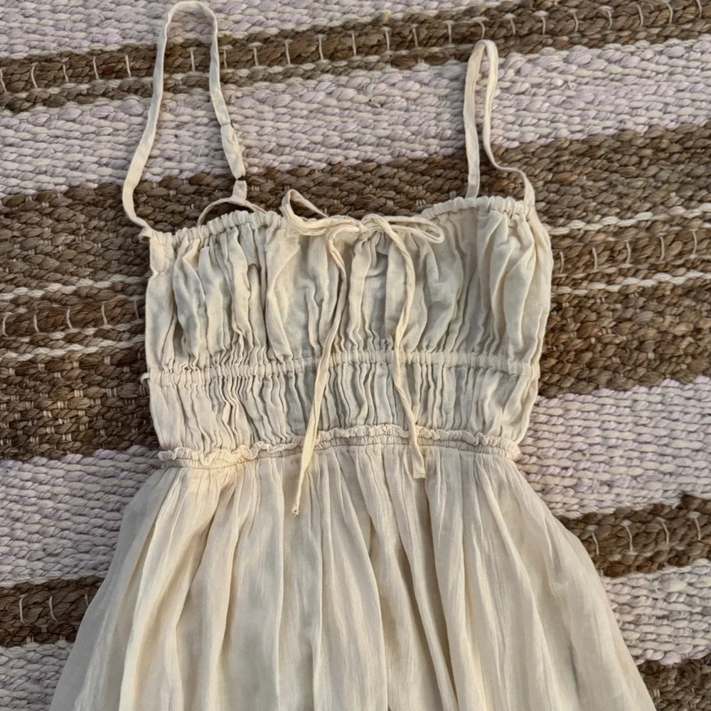 NEW Free People Taking Sides Maxi Dress Size Medium - Picture 5 of 11
